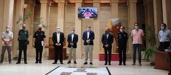 Junta de Seguridad en el Ayuntamiento de Albacete para estudiar las medidas sobre covid en la ‘No Feria’