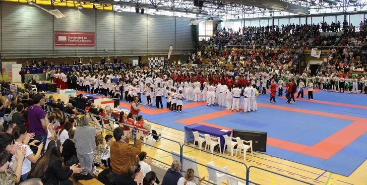 Última jornada del Campeonato de España de Kárate infantil que se celebra en Albacete