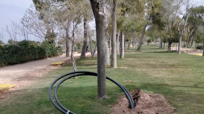 El Ayuntamiento de Albacete avanza para conseguir riego autonomático en el parque de La Pulgosa