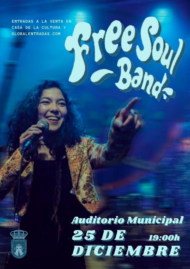 La Roda disfrutará este domingo de la Navidad a ritmo de soul con el concierto de Free Soul Band