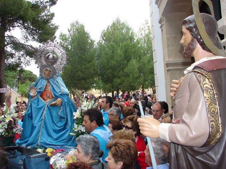 La Roda se prepara para recibir a su patrona, la Virgen de los Remedios, de su santuario de Fuensanta