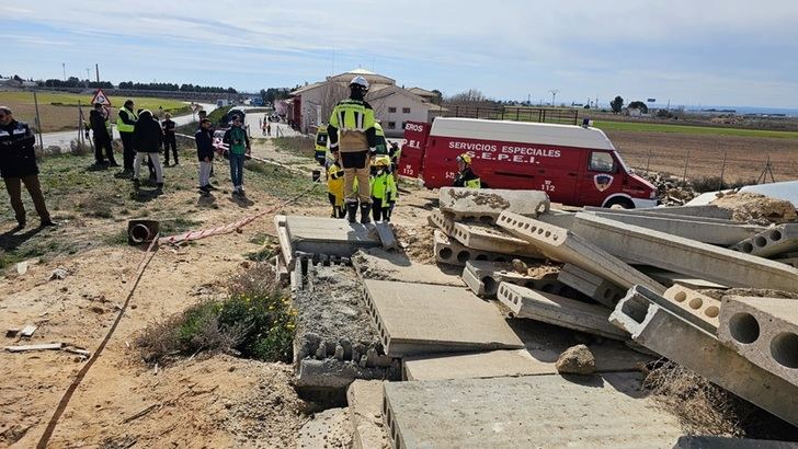 150 efectivos y 100 figurantes participan en un simulacro de emergencia por inundaciones en La Roda