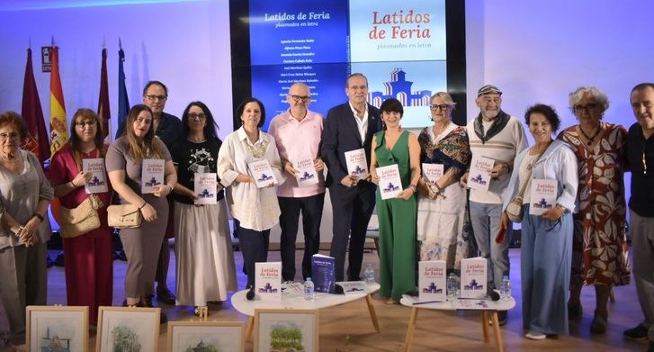 Latidos de Feria plasmados en letra: Un homenaje literario en el stand de la Diputación a la Feria de Albacete