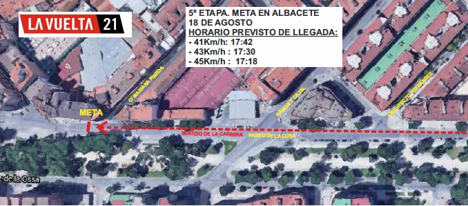 El Ayuntamiento de Albacete se prepara para la llegada de la Vuelta Ciclista a España, este miércoles día 18