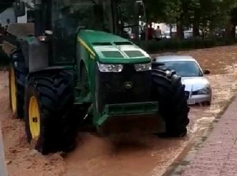 Reabren las carreteras AB-106 y AB-105 en Navas de Jorquera tras intensas lluvias