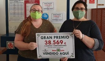 Cuatro acertantes de la Bonoloto ganan 38.568 euros, uno de ellos validado en Alcaraz (Albacete)