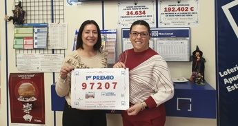 El número 97207 se lleva el primer premio de 300.000 euros en Caudete en la Lotería Nacional