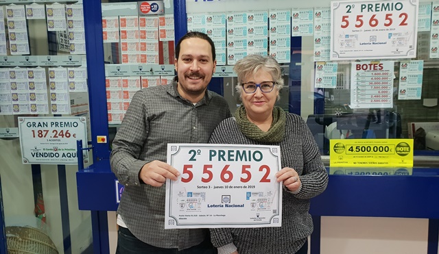 La administración 14 de Albacete da parte del segundo premio de la Lotería del jueves