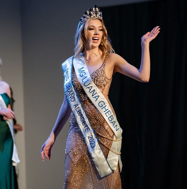 Luana Selena Gheban, de 20 años, coronada como Miss Grand Albacete 2023