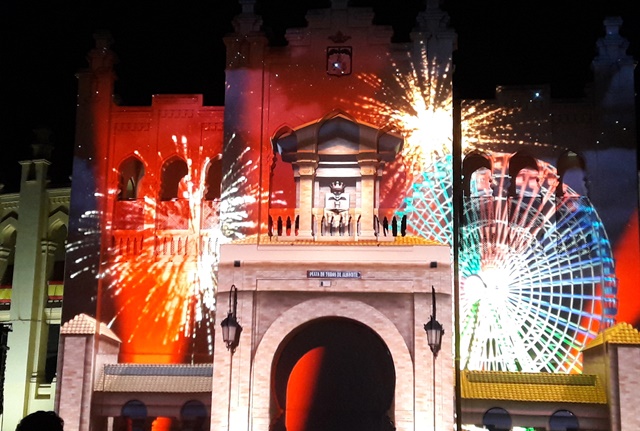 El video-mapping de Feria sobre la fachada de la plaza de toros de Albacete será los días 12, 13, 14 y 15 de septiembre