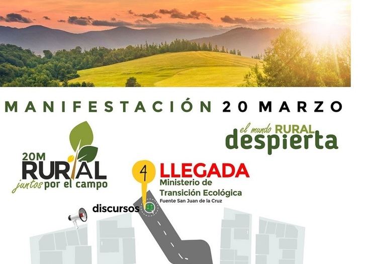 Los regantes de la Mancha Occidental II fletarán autobuses para asistir a la manifestación 'Por un mundo rural' del día 20 en Madrid