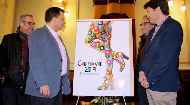 El cartel del Carnaval 2019 de Albacete recuerda lugares emblemáticos de la ciudad