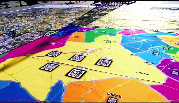 Villarrobledo contará con un mapa gigante interactivo en la explanada del ferial desde el próximo 16 de agosto