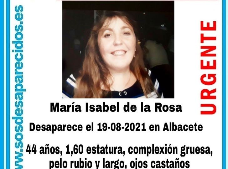 Una persona detenida en Albacete tras encontrar el cuerpo sin vida de María Isabel de la Rosa