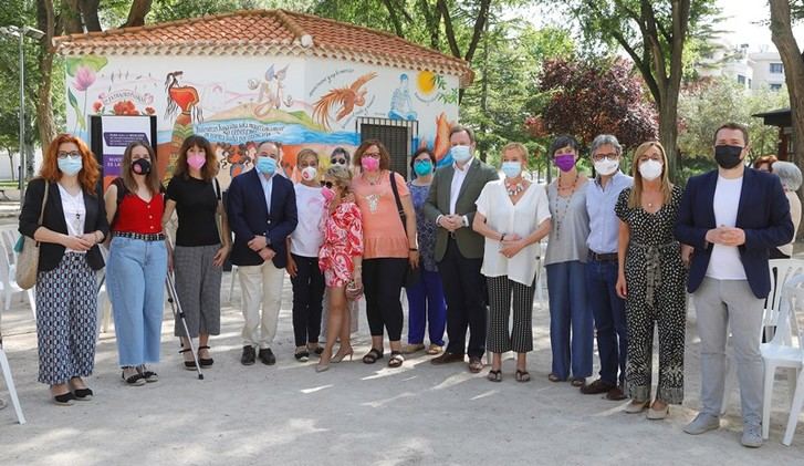 Albacete homenajea a María José Merlos con el nuevo mural del Parque Lineal y una futura calle en su nombre