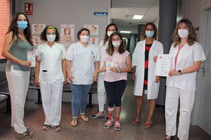 Reconocimiento al equipo que desarrolla la Guía de Buenas Prácticas de Lactancia Materna en el Hospital de Albacete