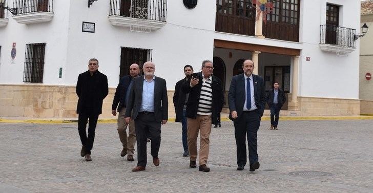 El vicepresidente de Castilla-La Mancha ha visitado las obras del CEIP ‘Cervantes’ de Munera (Albacete)