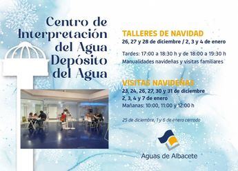 Aguas de Albacete colabora en la oferta educativa y de ocio del Ayuntamiento para estas Navidades