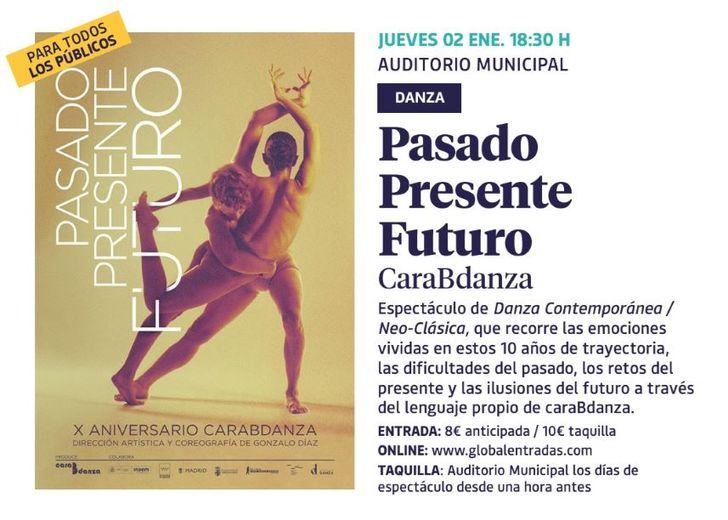Esta tarde, el Auditorio Municipal se llena de danza con CaraBdanza