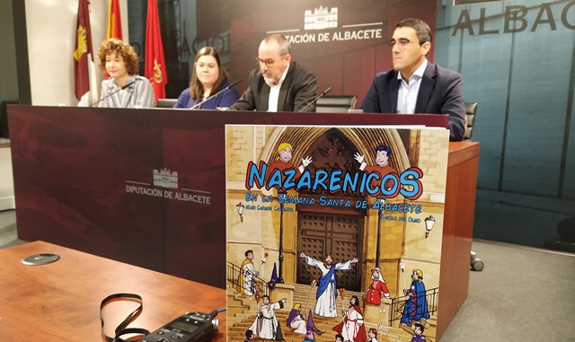 La Diputación de Albacete edita ‘Nazarenicos’, libro solidario para ser una guía de la Semana Santa para niños y niñas