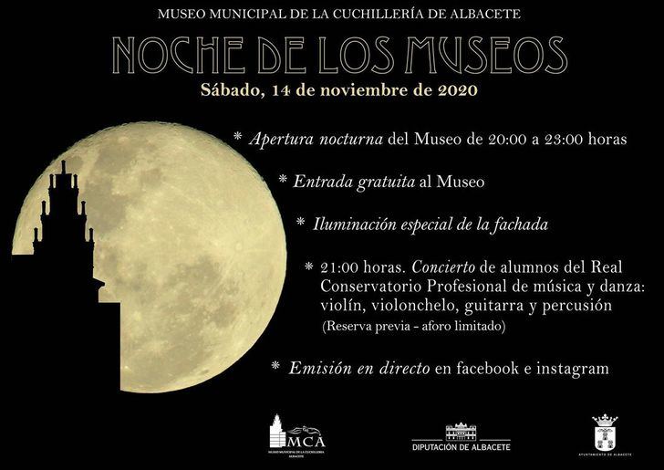 El Museo de la Cuchillería de Albacete celebra con música, iluminación y visita nocturna la Noche de los Museos