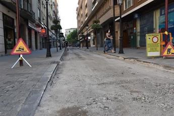 Comienzan las obras de adoquinado del tramo peatonalizado de la calle Rosario de Albacete