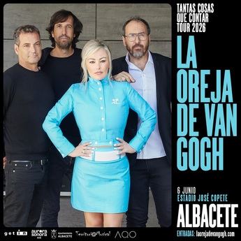 La Oreja de Van Gogh, con Amaia Montero, el 6 de junio de 2026 en el José Copete de Albacete