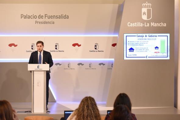 Castilla-La Mancha aumenta la licitación de obra pública dando empleo a más de 1.200 personas