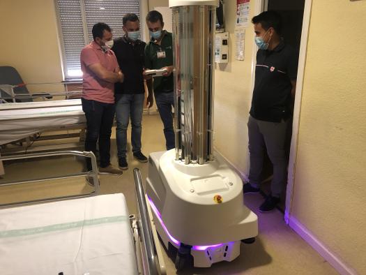 El Hospital de Toledo adquiere un dispositivo de luz ultravioleta para la desinfección de sus instalaciones