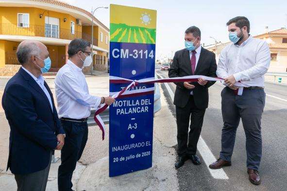 El Gobierno de Castilla-La Mancha finaliza la mejora de la carretera CM-3114, en Motilla del Palancar (Cuenca)