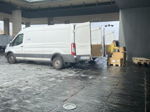  
El Gobierno de Castilla-La Mancha distribuye durante esta semana más de 807.000 artículos de protección para sanitarios
