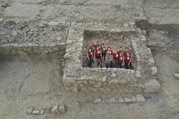 La Junta da a conocer el hallazgo de un torreón de la puerta Este de la muralla romana en el Parque Arqueológico de Libisosa
