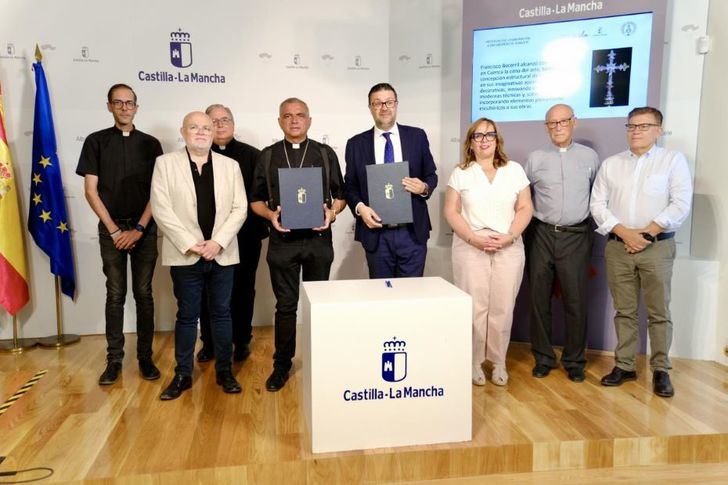 Junta y el Obispado de Albacete se unen para restaurar la cruz procesional de San Blas en Villarrobledo