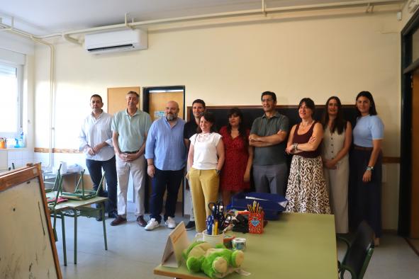 Castilla-La Mancha invertirá 50 millones de euros en refrigerar 600 centros educativos para mejorar las condiciones de aprendizaje