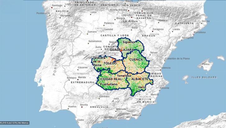 Junta de Castilla-La Mancha y el Centro Nacional de Información Geográfica cofinanciarán la mejora de las líneas límite municipales