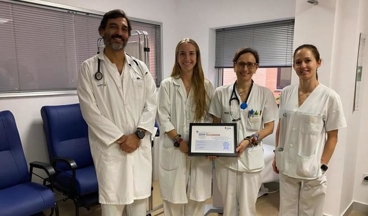 La Unidad de Insuficiencia Cardiaca del Hospital de Talavera, acreditada como Excelente por su calidad en el seguimiento de pacientes crónicos