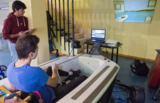 El Hospital de Parapléjicos de Toledo integra un simulador de vela para la terapia de lesionados medulares