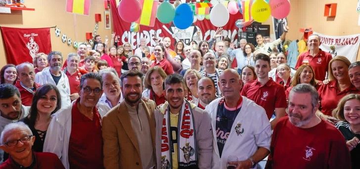 La Peña Quijote Blanco celebró su XIX aniversario de apoyo al Albacete Balompié