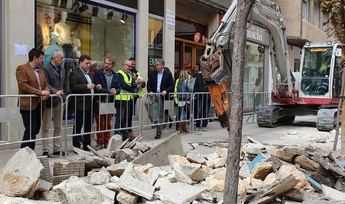 Más aceras y menos aparcamientos en la peatonalización del centro de Albacete