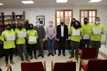 109 trabajadores han participado en Fuente-Álamo (Albacete) n el plan extraordinario y de garantía de más 55 años