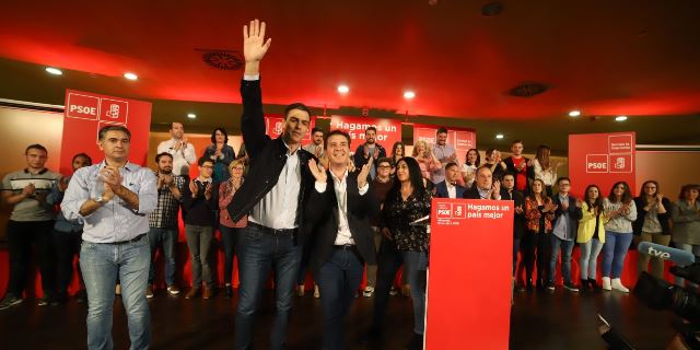 Sánchez en un acto el año pasado en Albacete.