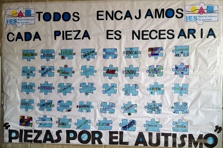 113 centros educativos de Castilla-La Mancha han participado este año en la iniciativa ‘Piezas por el autismo’