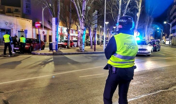 Imagen de archivo de actuación de la Policía Local de Albacete.