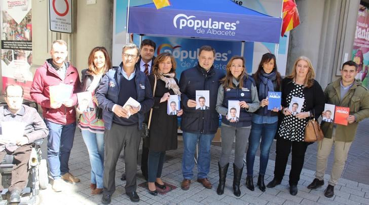 El PP de Albacete cierra campaña agradecido por la respuesta de los vecinos y convencido del triunfo de Pablo Casado