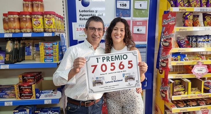 El primer premio de la Lotería del Jueves tuvo parada en Casas de Juan Núñez (Albacete)