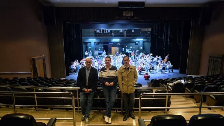 La nueva Banda Provincial de Albacete inicia en el Teatro de la Paz sus ensayos para estrenar la producción Carmina Burana