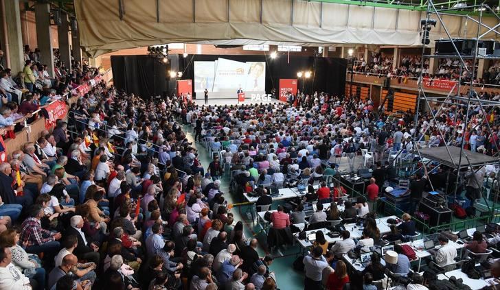 El PSOE se vuelca en un acto electoral en Albacete, con Sánchez, Page, Maestre, Cabañero y Emilio Sáez