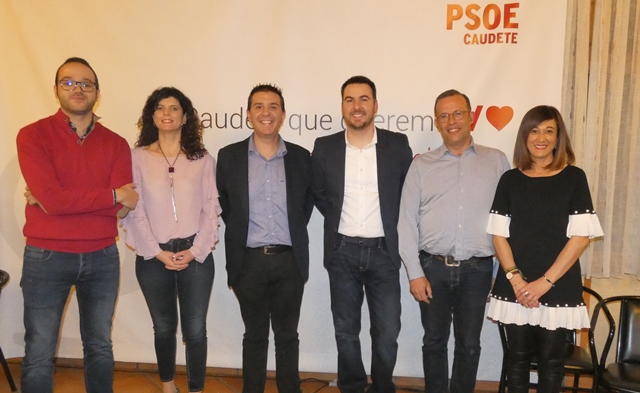 Cabañero (PSOE) presentó la candidatura de Antonio Sánchez a la alcaldía de Caudete (Albacete)