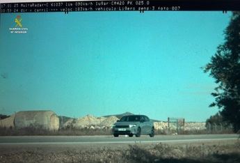 Guardia Civil investiga a conductor por superar en 93 km/h el límite de velocidad en Ciudad Real