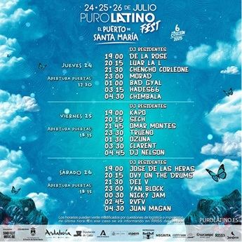 El Puro Latino El Puerto de Santa María Fest: Tres días de reguetón y música latina
